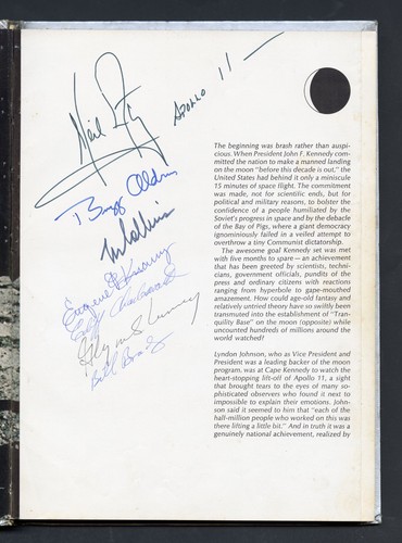 Autograph book neil armstrong - book,