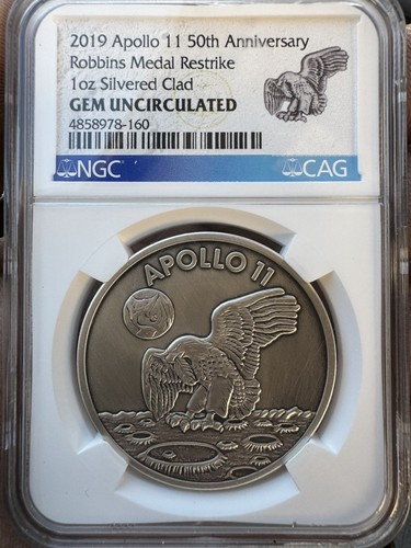 2019 apollo 50th anniv - 2019, 1oz