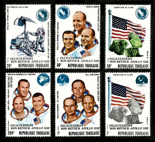 Togo 1970 moon landings - -,
