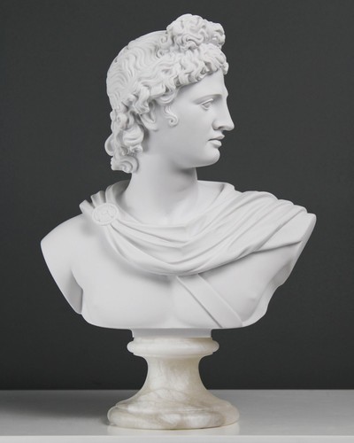 Apollo bust sculpture - sculpture, greek