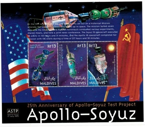 Maldives 2000 apollo soyuz - -, apollo-soyuz