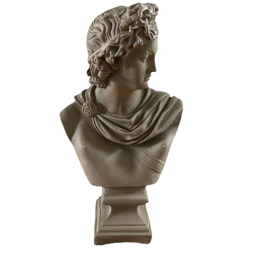 Vintage greek god apollo bust - vintage,