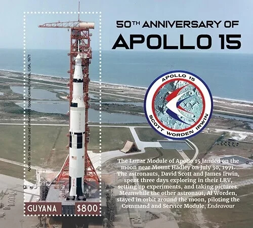 Guyana 2021 apollo - 15, space
