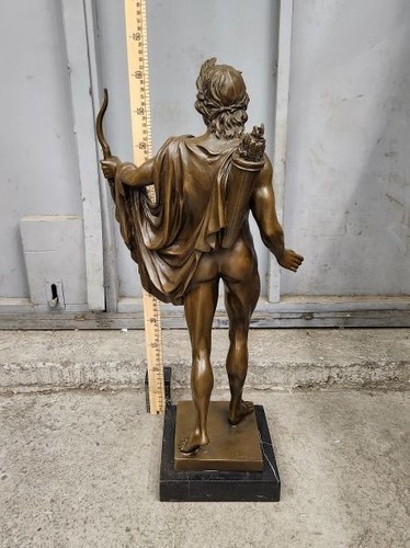 Man bronze statue warrior - man,