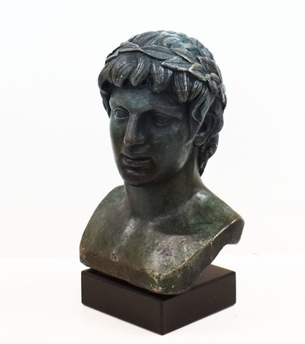 Apollo bust with bronze color - bust,