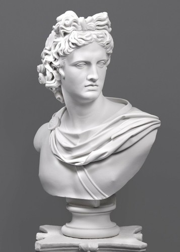 Apollo belvedere cast marble - cast,