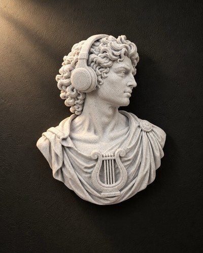 Apollo greek god - god, bust