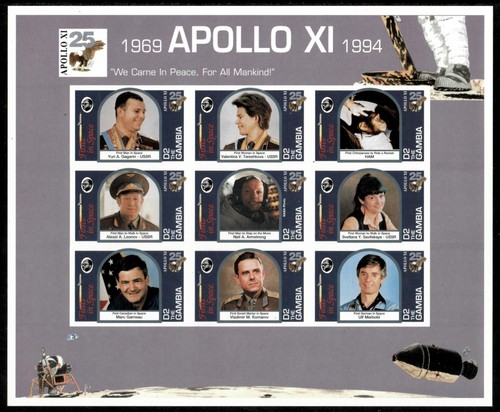 Gambia 1994 apollo xi - apollo, space