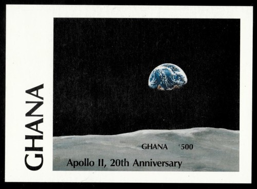 Ghana 1989 apollo space - ghana,