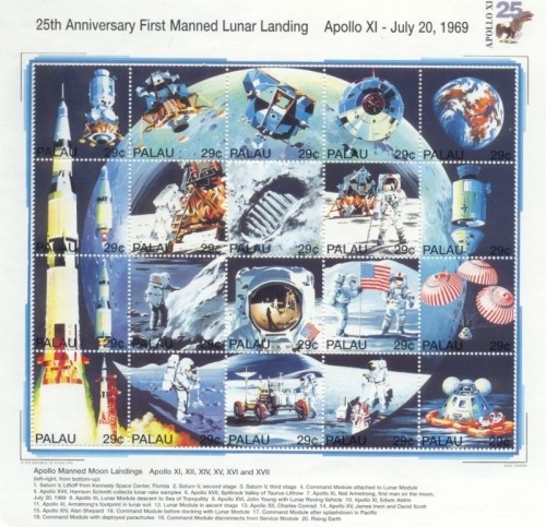 Palau 1994 apollo space - palau,