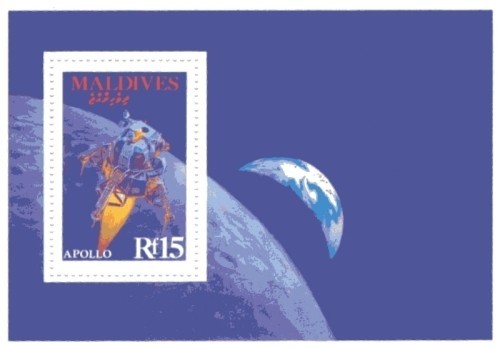 Maldives 1987 apollo space - space,